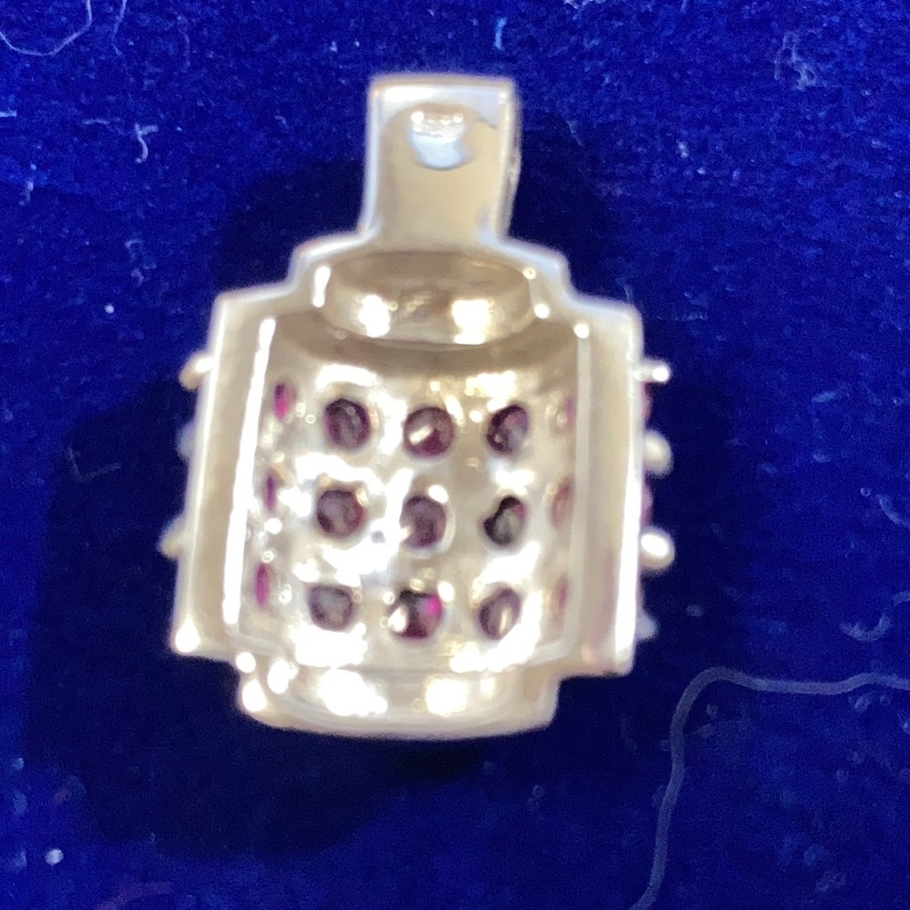 Silver Ruby Pendant - image 5